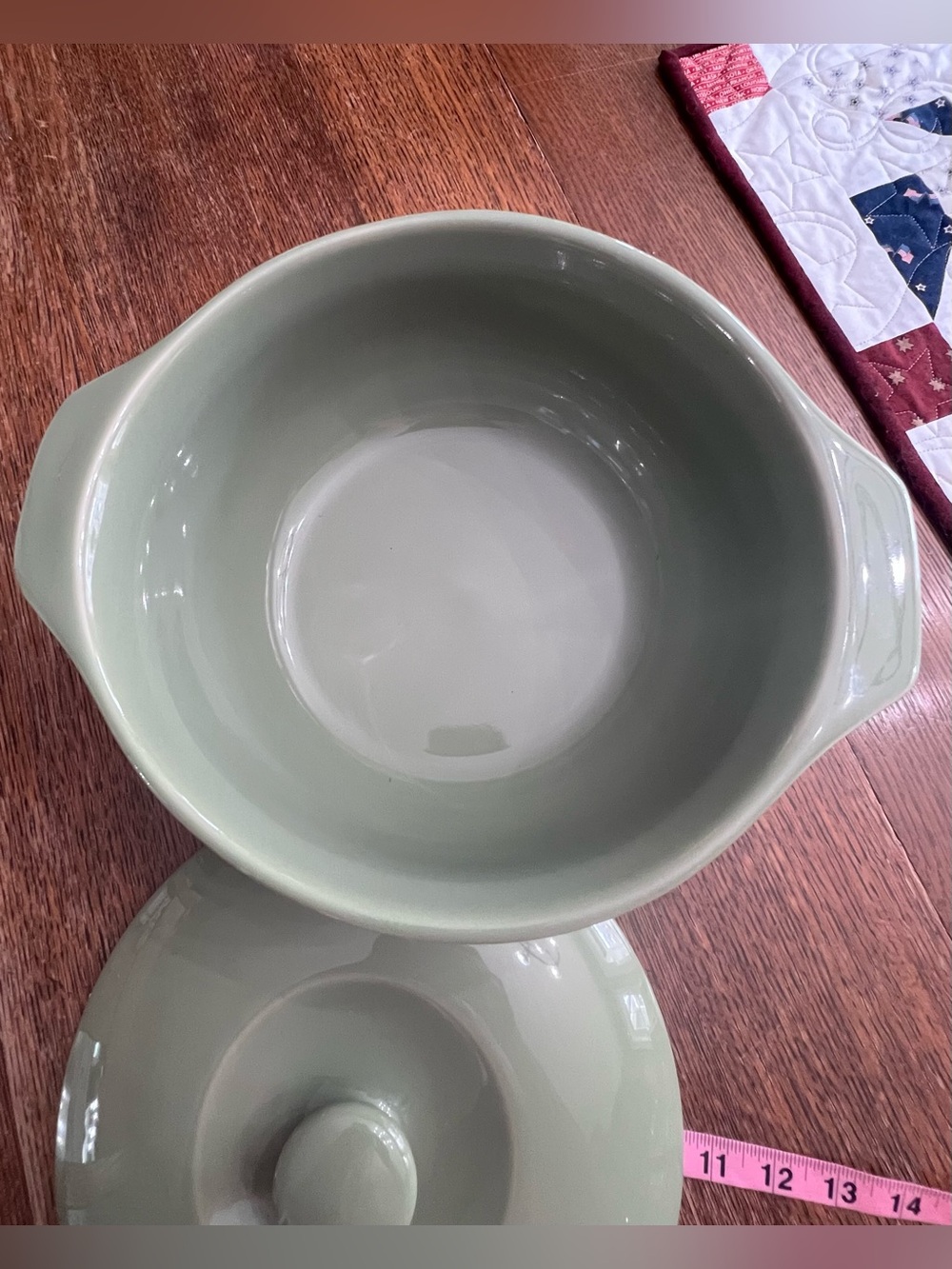Longaberger 4 Qt Sage Covered Casserole 🍂 - Picture 3 of 8
